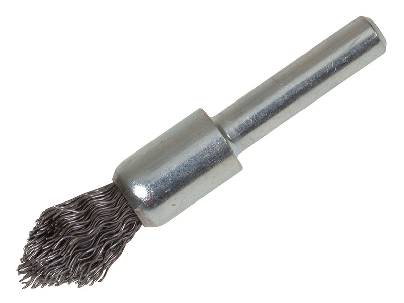 End Brush with Shank 12 x 120mm, 0.30 Steel Wire