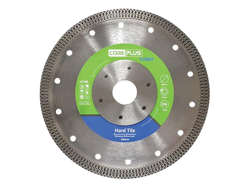 HT180 Hard Tile Turbo Diamond Blade 180mm                                       
