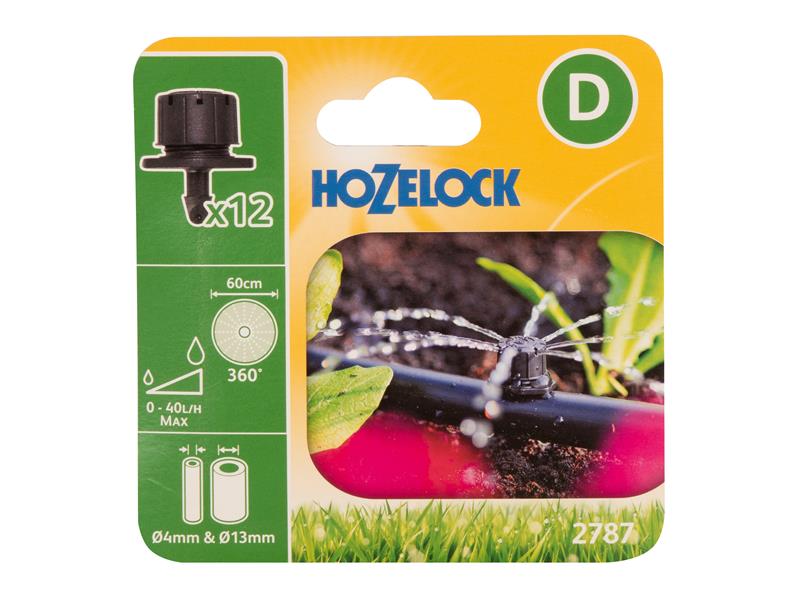 2787 End of Line Adjustable Mini Sprinkler 4/13mm (Pack 12)                     