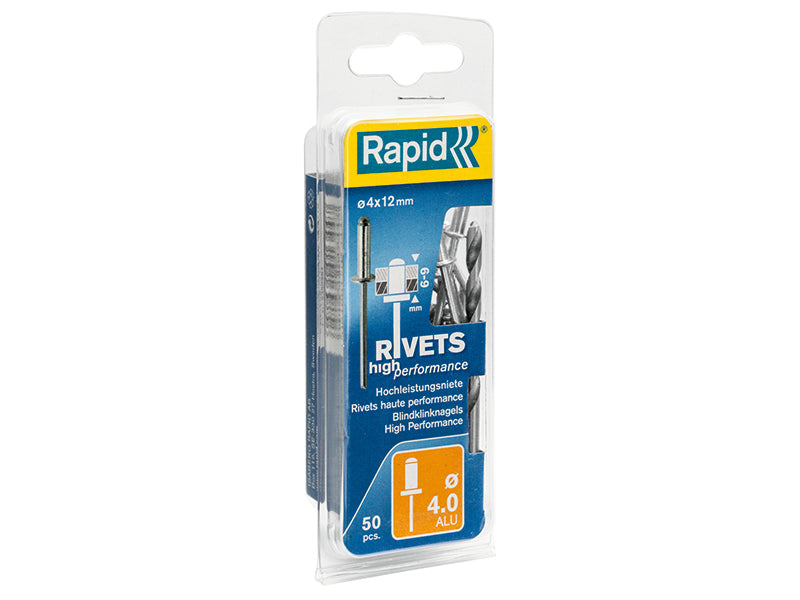 High Performance Rivets 4.8 x 25mm Blister of 50
