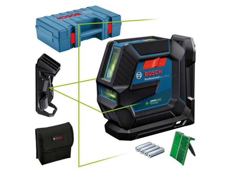 GLL 2-15 G Professional Line Laser + Universal Mount & Clamp                    