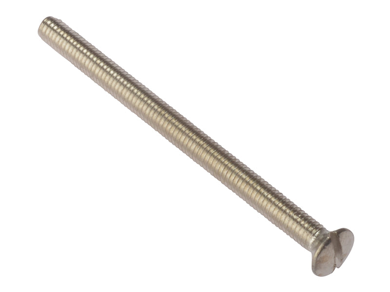 Socket Screw Slotted Raised Head Nickel Plated 3.5 x 75mm Bag 100