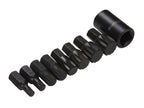 1/2in Impact Spline Bit Set, 9 Piece                                            