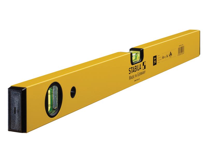 70 Single Plumb Box Section Spirit Level Pack 40cm 60cm & 100cm
