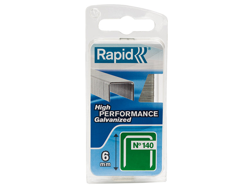 140/8 8mm Galvanised Staples (Poly Pack 5000)