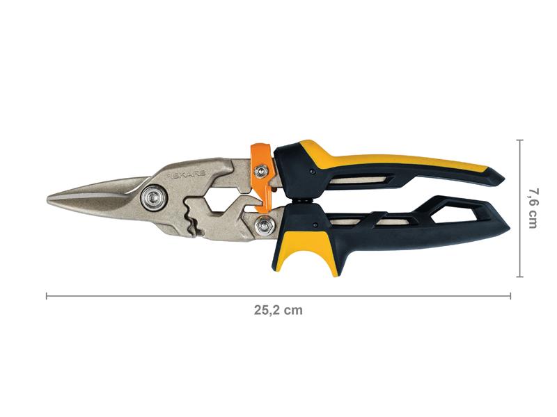 PowerGear™ Aviation Snips Straight Cut 250mm (10in)                             