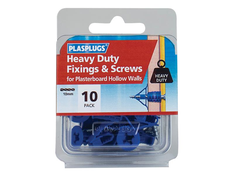 HCF 553 Heavy-Duty Plasterboard Fixings Pack of 30