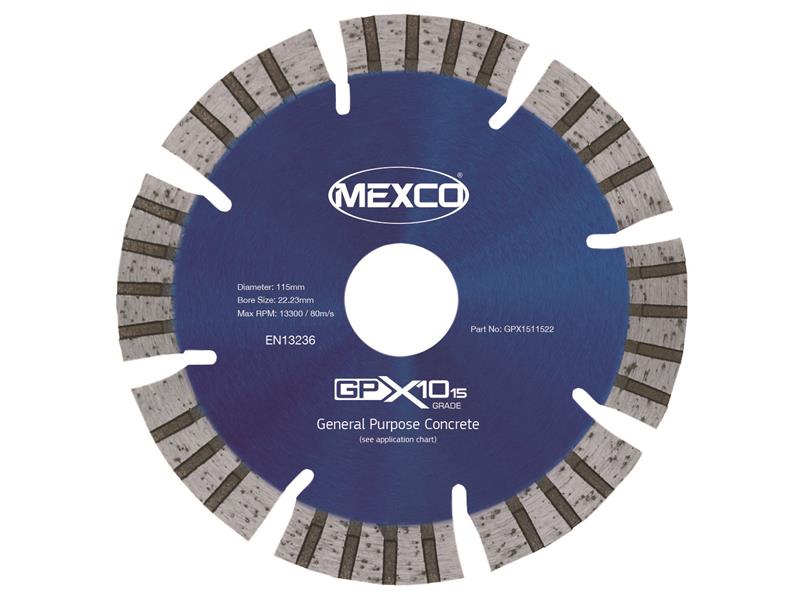 GPX10-15 Concrete Diamond Blade 350 x 25.4mm