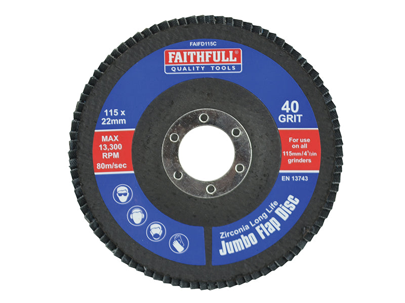 Abrasive Jumbo Flap Disc 127mm Medium