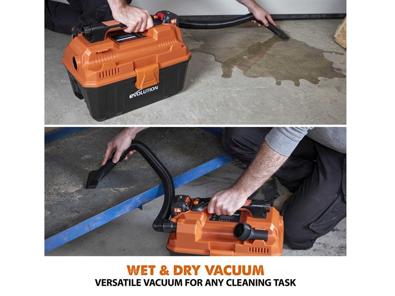 R11VAC-Li EXT Wet & Dry Vacuum Cleaner 18V 1 x 4.0Ah Li-ion                     