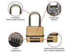 Excell™ 4-Digit Combination 50mm Padlock - 38mm Shackle