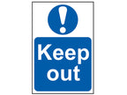 Keep Out - PVC Sign 400 x 600mm