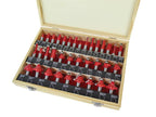 1/2in TCT Router Bit Set, 35 Piece                                              