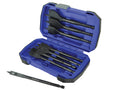 Impact Rated Flat Bit Set, 8 Piece                                              
