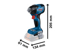 GDS 18V-210 C Professional 1/2in Impact Wrench 18V Bare Unit                    