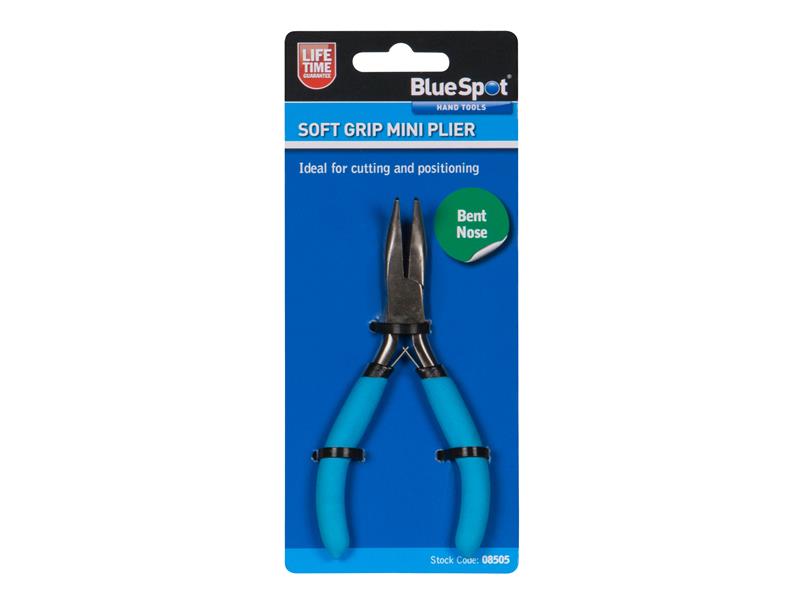 Soft Grip Mini Bent Nose Pliers                                                 