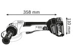 GWS 18V-10 PC Professional Angle Grinder 125mm 18V Bare Unit                    