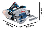 GKS 18V-68 GC Pro BITURBO Circular Saw 18V 2 x 8.0Ah ProCORE18V Li-ion          