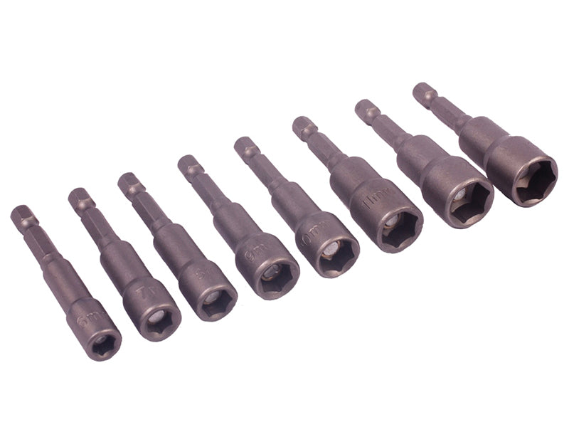 Magnetic 1/4in Nut Driver Set, 8 Piece                                          