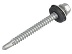 TechFast Hex Head Roofing Screw Self-Drill Light Section 5.5 x 57mm Pack 50     