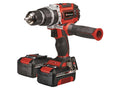 TP-CD 18/60 Li-i BL Power X-Change Combi Drill 18V 2 x 4.0Ah Li-ion             