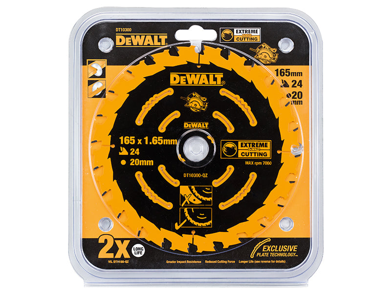 Extreme Framing Circular Saw Blade 165 x 20mm x 24T                             