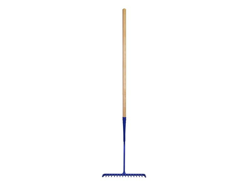 Tarmac Rake 16 Round Teeth - Wooden Handled                                     