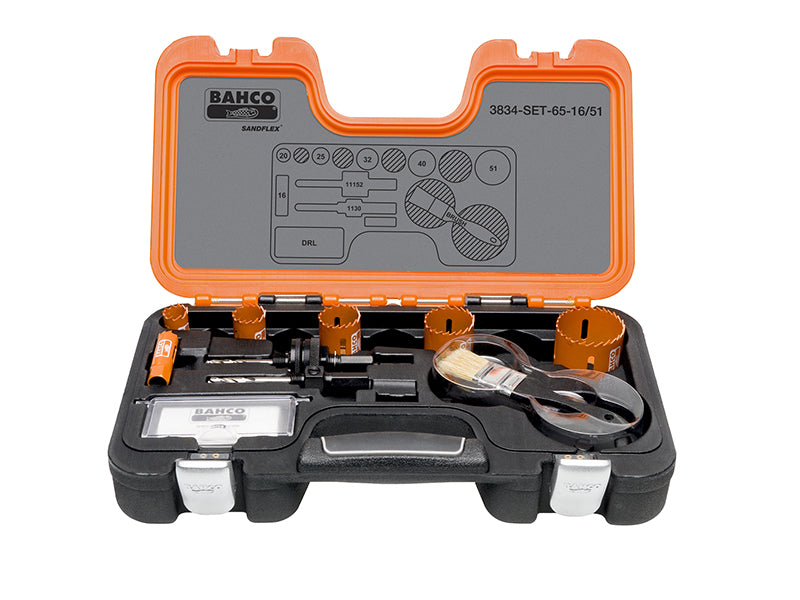 Professional Holesaw Set 3834 16/51 Sizes: 16-51mm                              