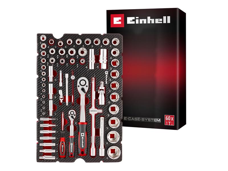 E-Case Inlay Socket Set, 60 Piece