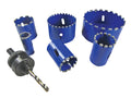 Kitchen & Bathroom Installer Kit Diamond Holesaw Set, 6 Piece                   