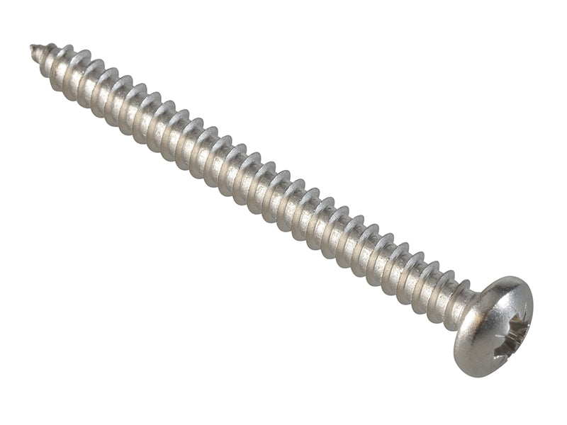 Self-Tapping Screw Pozi Compatible Pan Head SS 2in x 10 ForgePack 8             