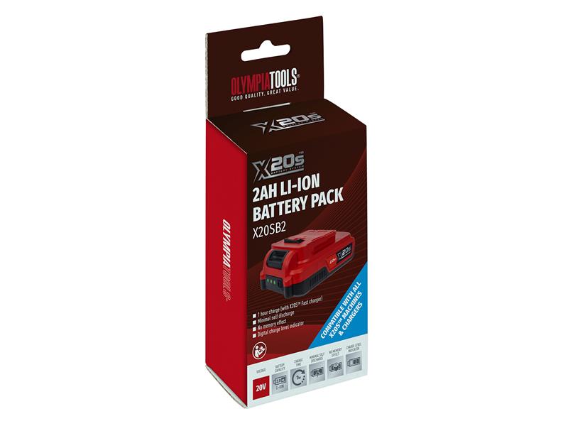 X20S™ Battery 20V 4.0Ah Li-ion