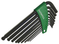 Imperial Ball End Long Arm Hexagon Key Set, 9 Piece                             
