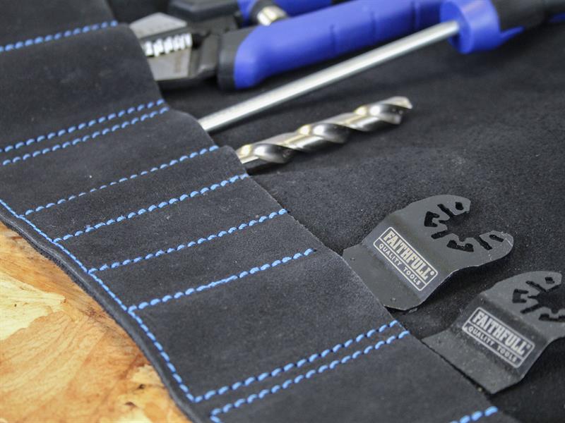 10 Pocket Leather Tool Roll                                                     