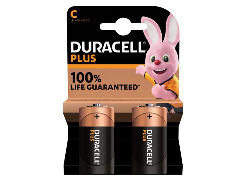 C Cell Plus Power +100% Batteries (Pack 6)