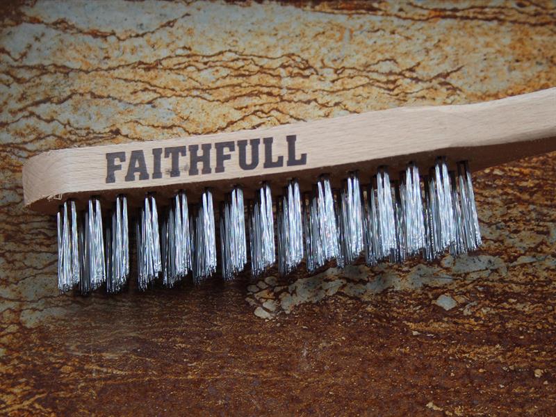 Heavy-Duty Scratch Brush, Three Row                                             