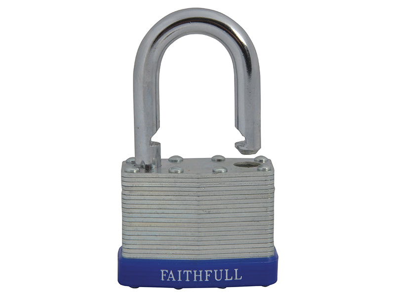 Laminated Steel Padlock 50mm 3 Keys                                             
