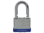 Laminated Steel Padlock 50mm 3 Keys                                             