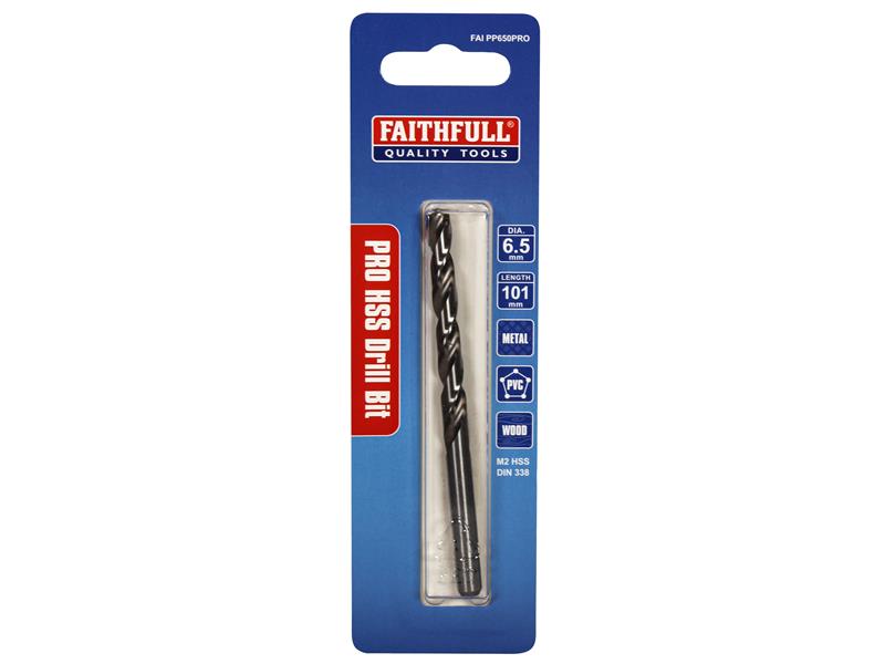 Professional HSS Jobber Drill Bit Pre Pack 9.50mm OL:120mm WL:78mm