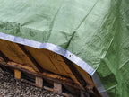 Tarpaulin Green/Silver 5.4 x 3.6m (18 x 12ft) 80gsm                             