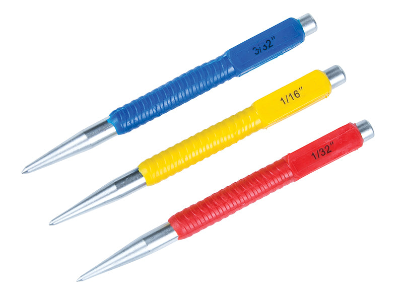 Nail Punch Set, 3 Piece                                                         