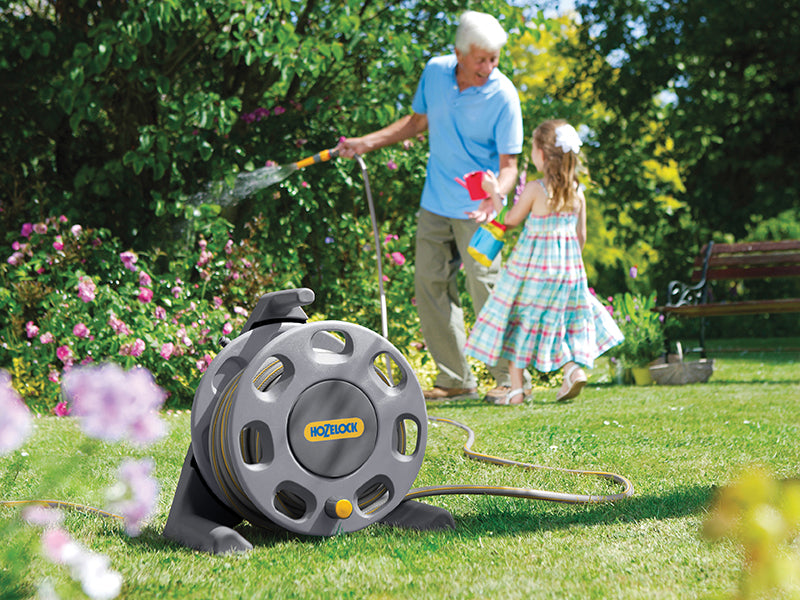 2412 30m Freestanding Compact Hose Reel + 25m of 12.5mm Hose                    