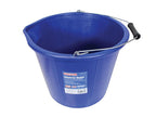 Builder's Industrial Bucket 14 litre (3 gallon) - Blue                          