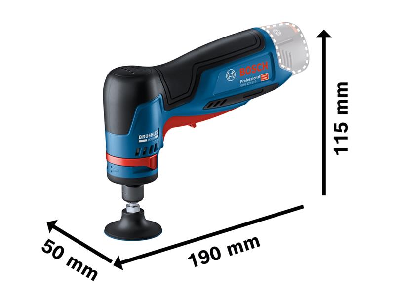 GWG 12V-50 S Professional Rotary Grinder 12V Bare Unit                          