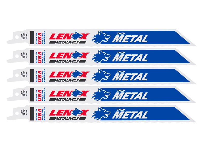 MetalWolf Wave Edge Reciprocating Saw Blade 229 x 25 x 1.1mm 14 TPI (Pack 5)