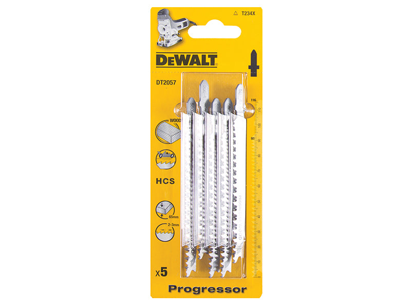 HCS Progressor Tooth Jigsaw Blades Pack of 5 T234X                              