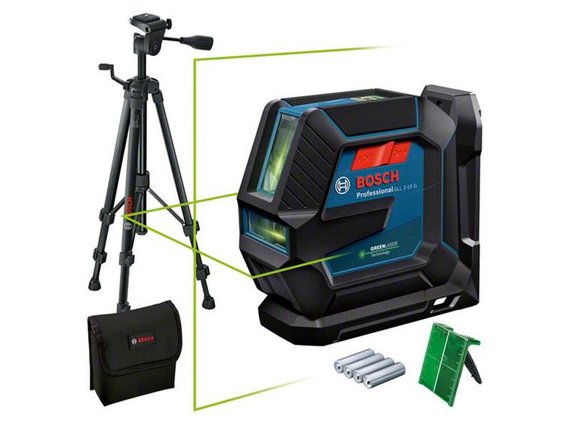 GLL 2-15 G Professional Line Laser + Universal Mount & Tripod                   