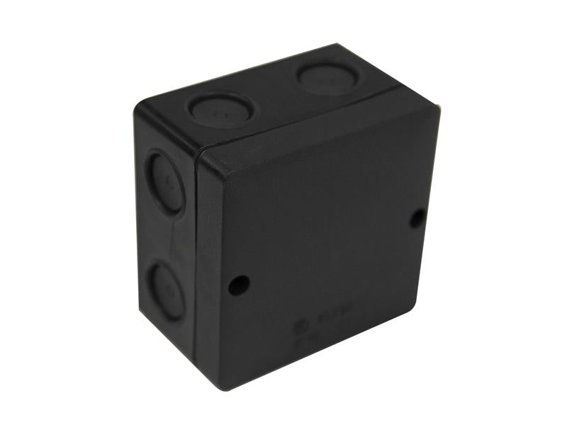 IP66 Junction Box Black 81 x 81mm                                               
