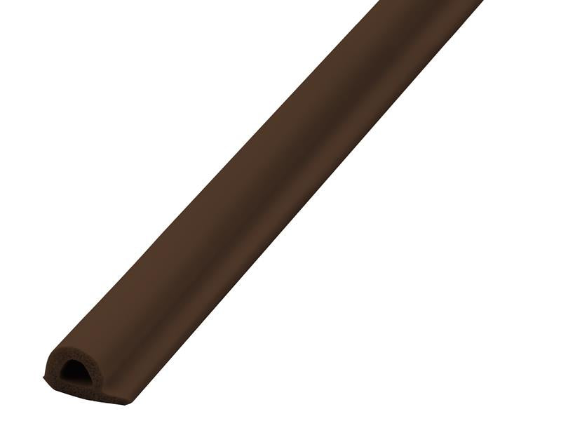 EPDM Draught Excluder Brown 24M 9 x 5.5mm                                       