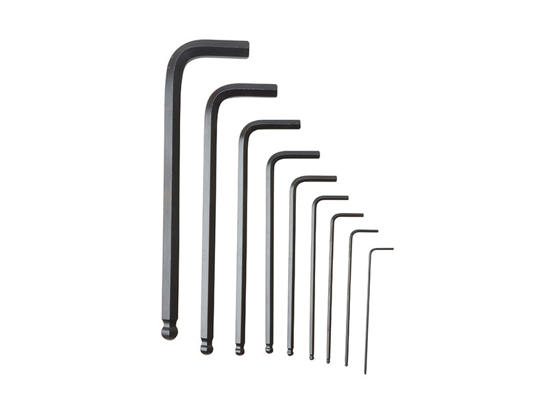 Metric Ball Point Hexagon Key Set, 9 Piece